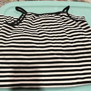 Girl’s spaghetti strap knit dress with ruffle at hem